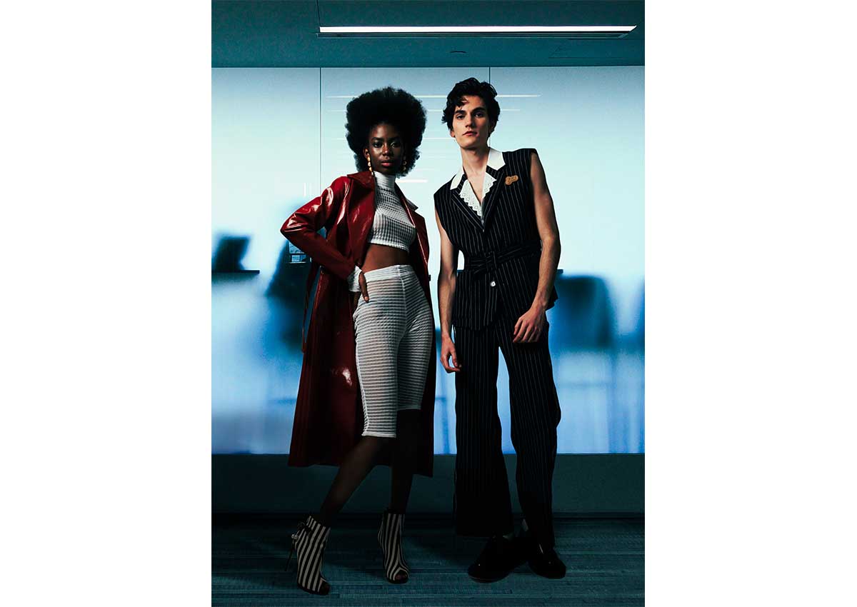 Photo by Theo Delattre for the editorial Luminescence. Made by Visore Lab for Visore X.