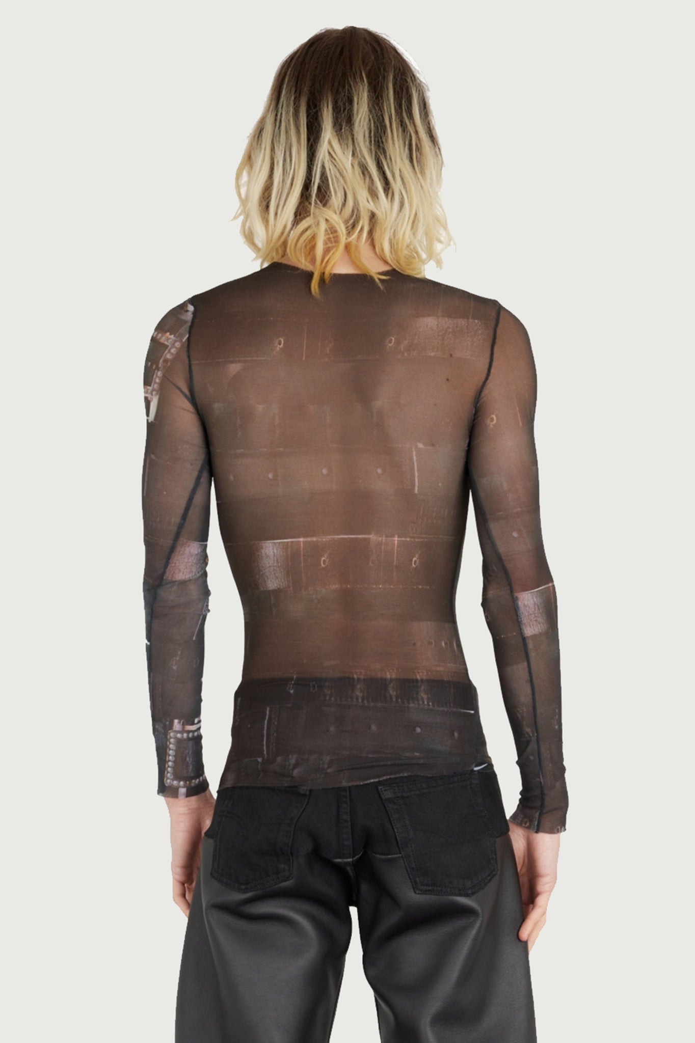 JEANNE FRIOT  BELT TOP LONG SLEEVE 