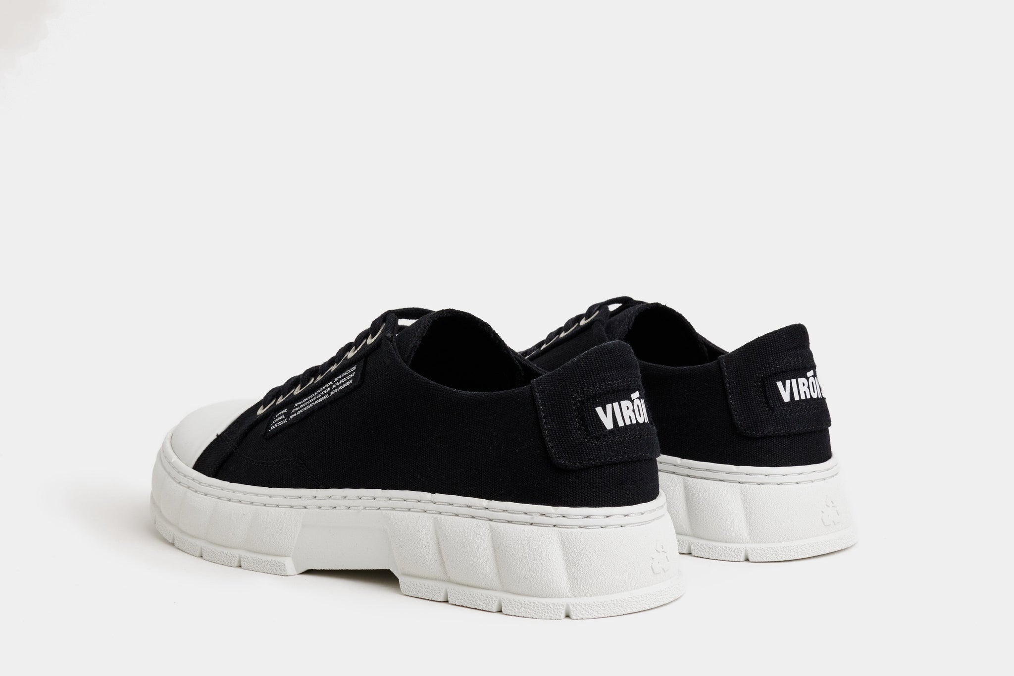 Virón Shoes 1968 BLACK CANVAS 
