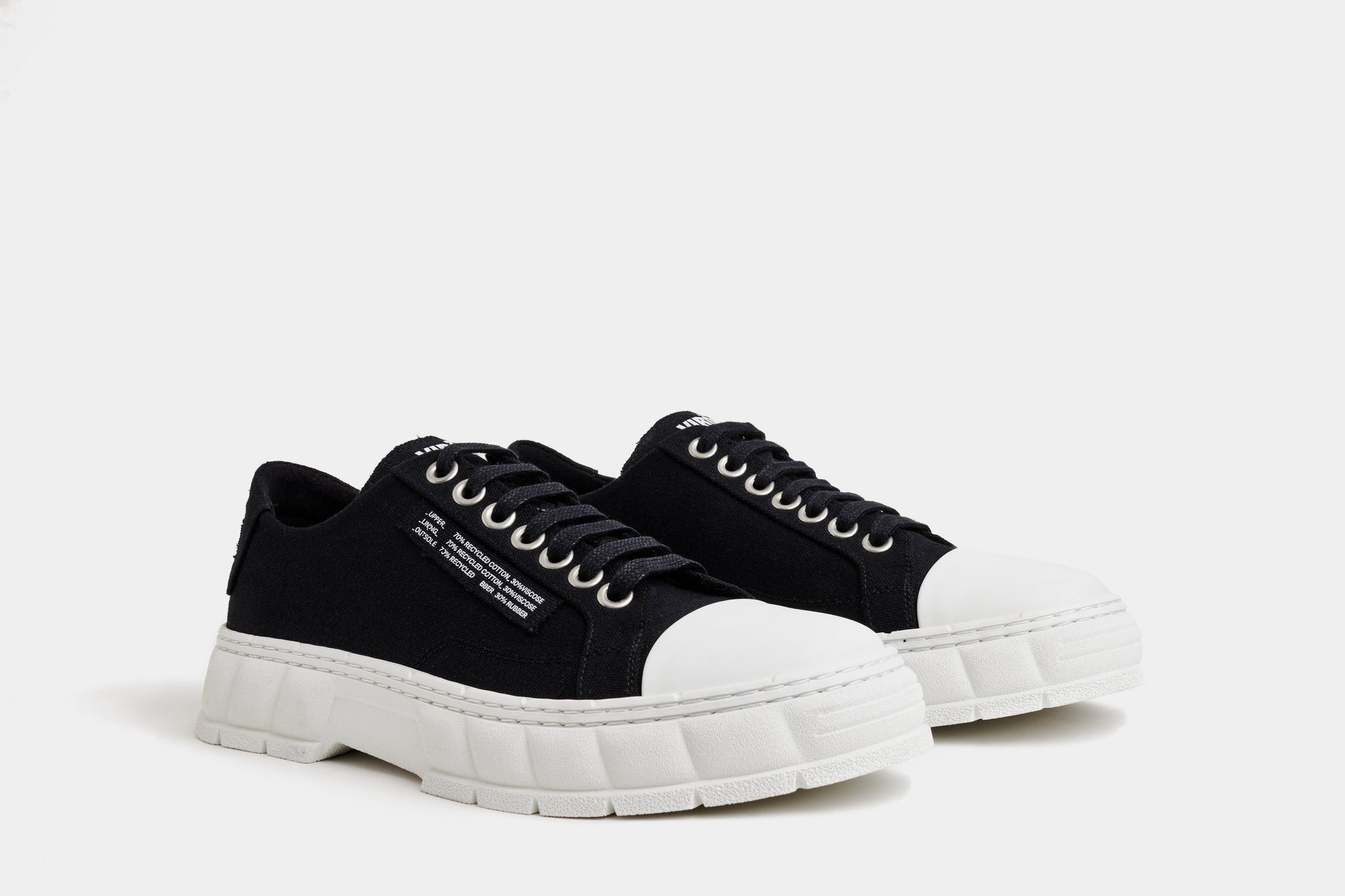 Virón Shoes 1968 BLACK CANVAS 