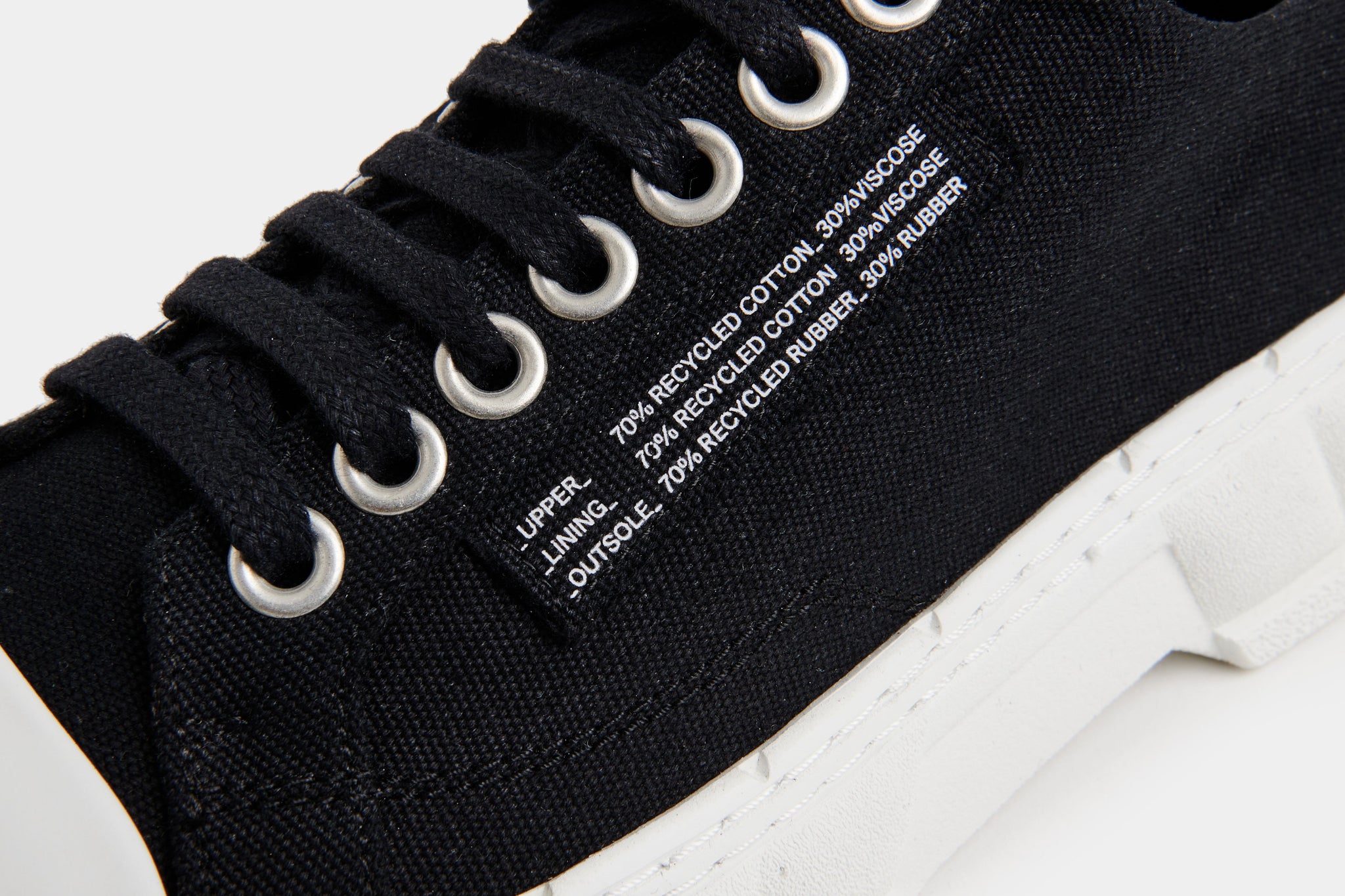 Virón Shoes 1968 BLACK CANVAS 