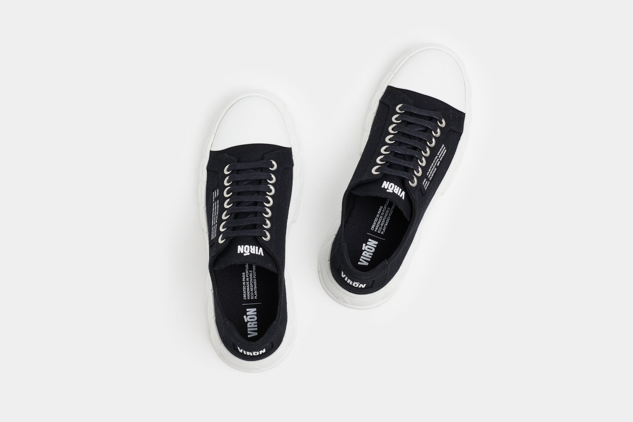 Virón Shoes 1968 BLACK CANVAS 