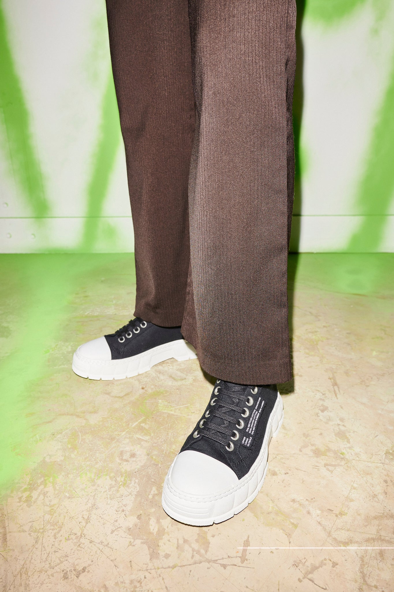 Virón Shoes 1968 BLACK CANVAS 