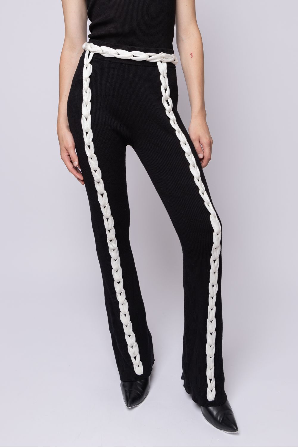 Chain Link Knitted Pants