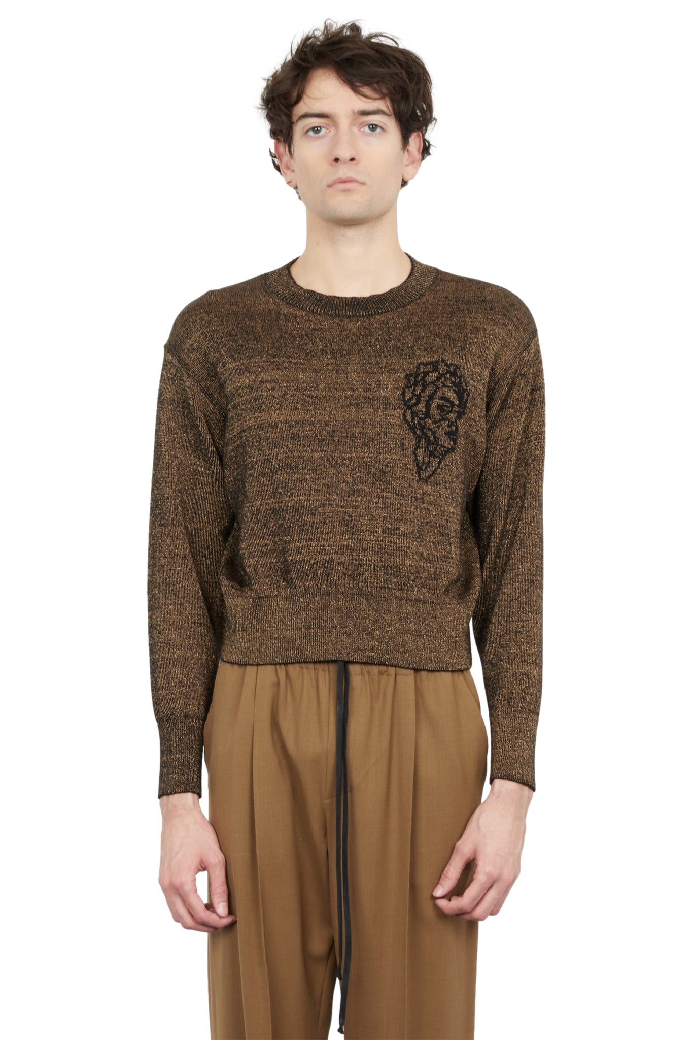 Le pull tête patch
