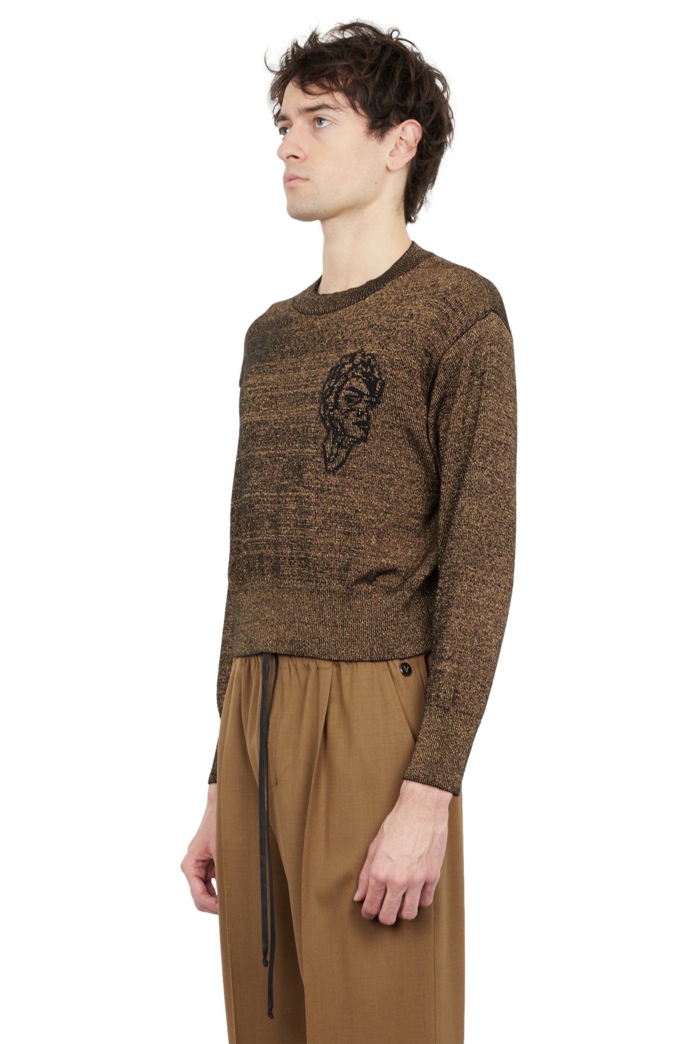 Le pull tête patch