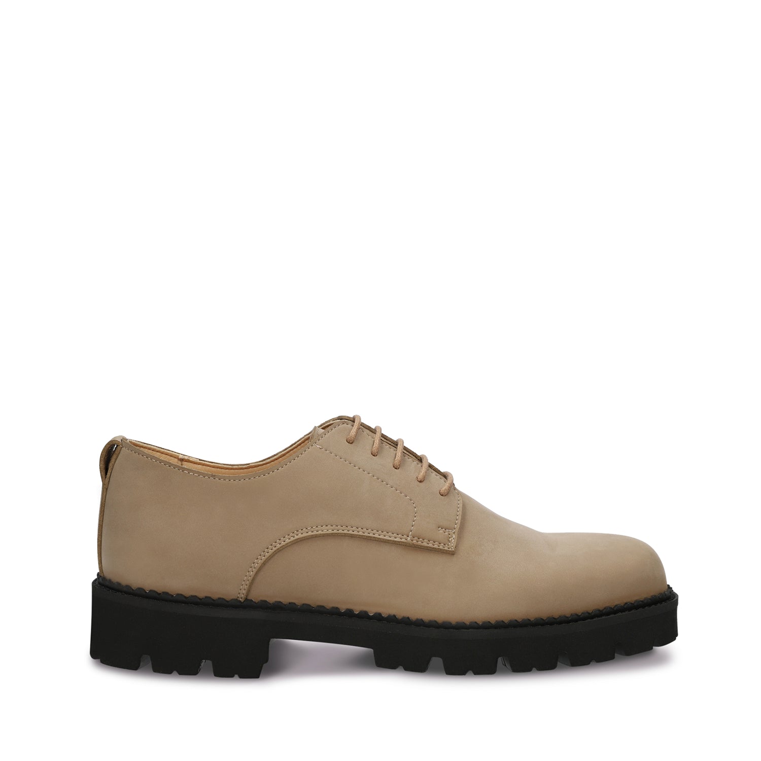 VISORE LAB Shoes Adrien Beige Vegan Derby Plain Toe 