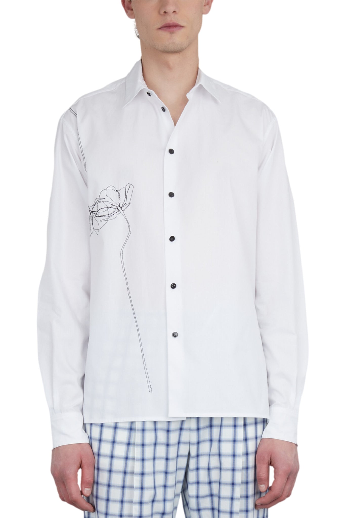 VALETTE STUDIO Shirts La chemise brodée fleur 