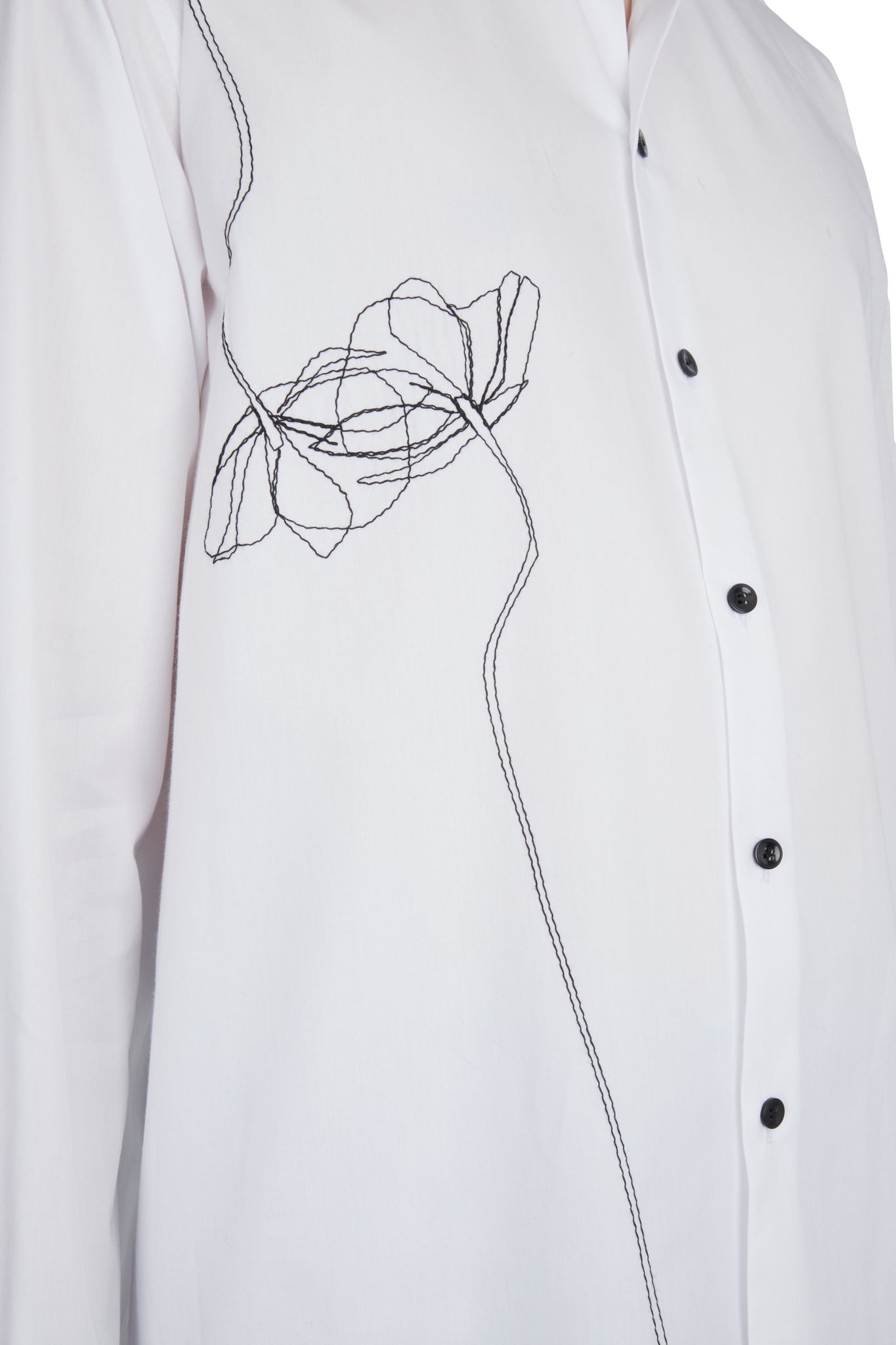 VALETTE STUDIO Shirts La chemise brodée fleur 