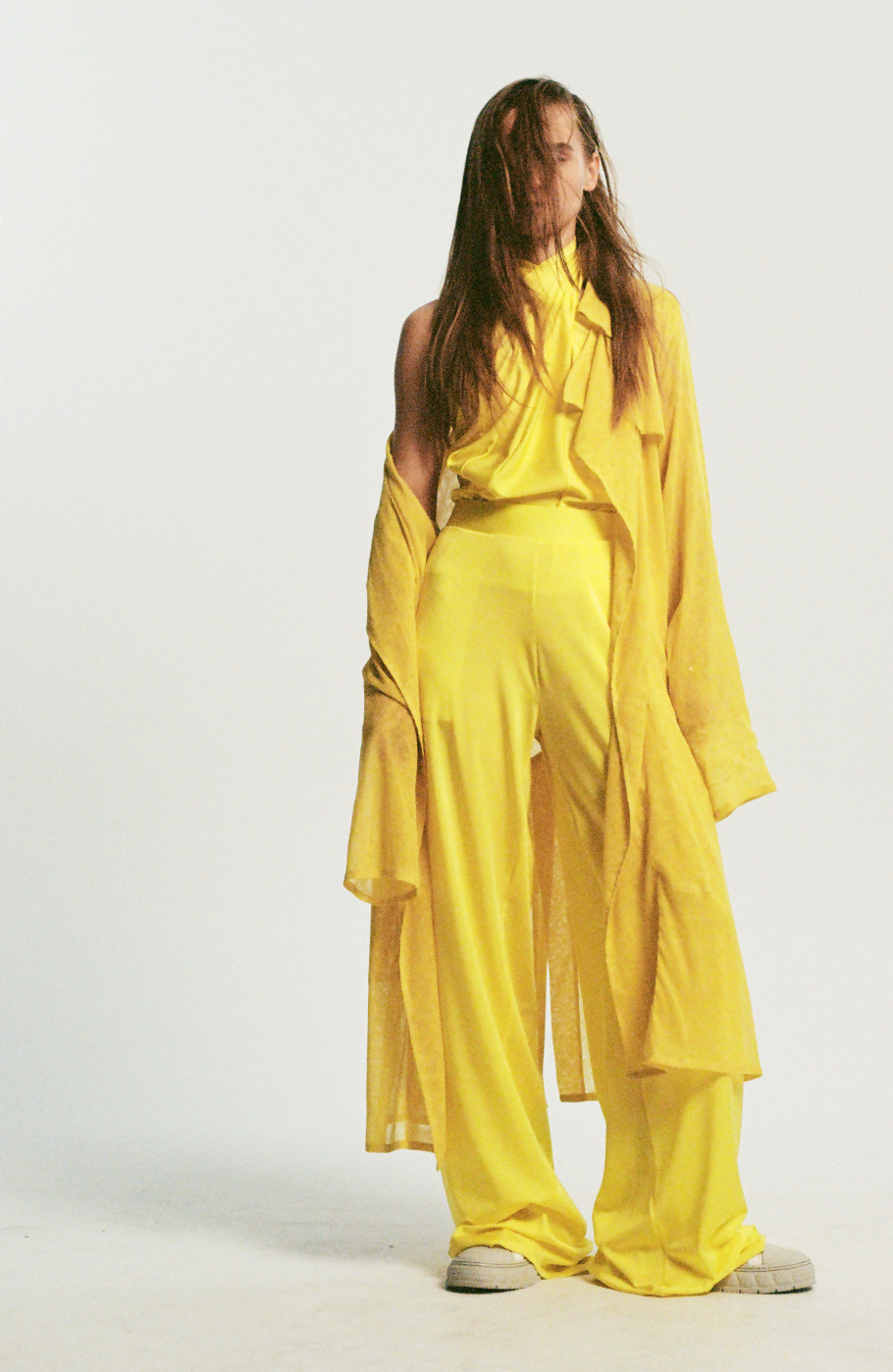 JEANNE FRIOT Clothing PANTALON JAUNE ACIDE 