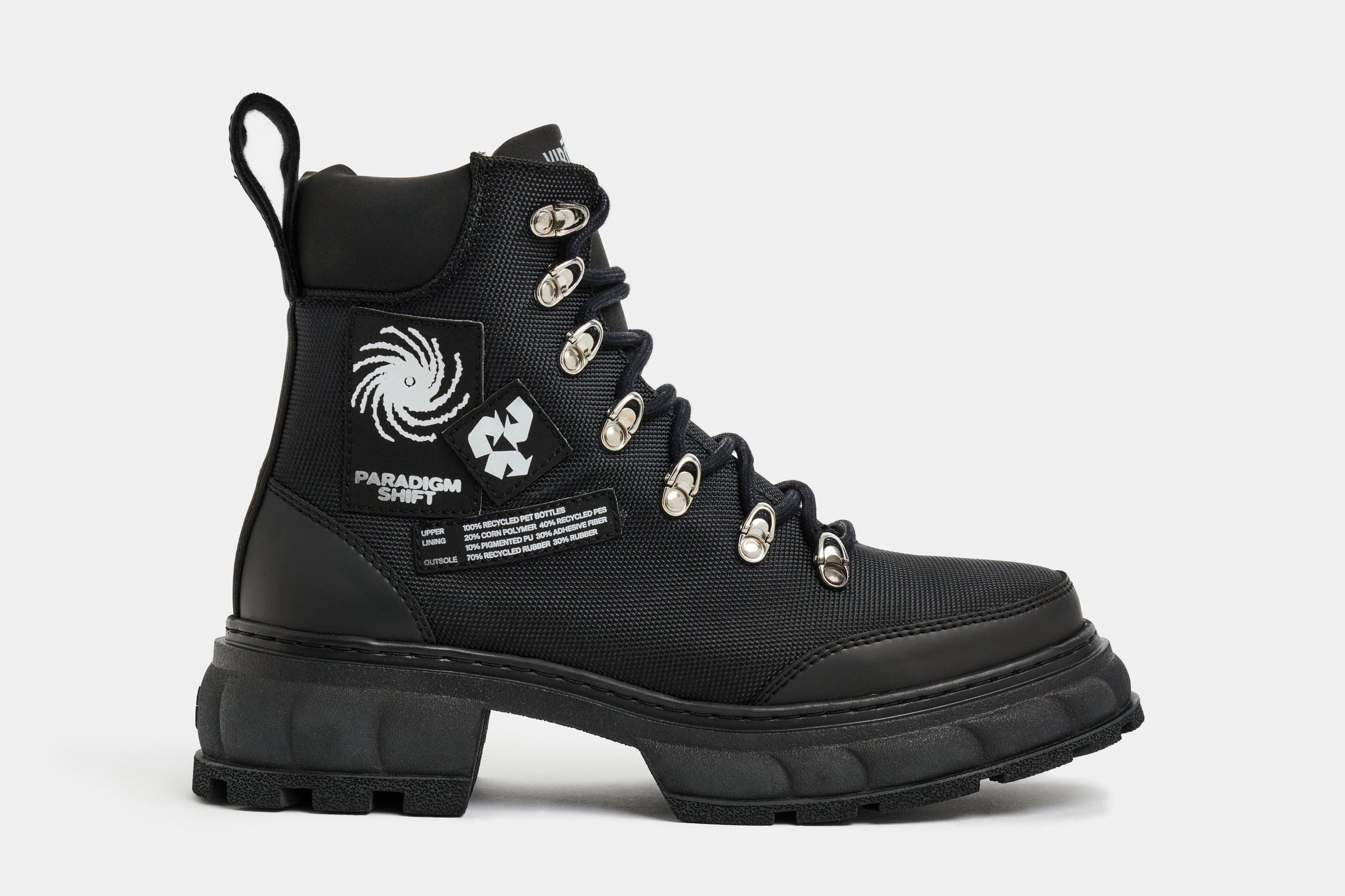 Virón Shoes DISRUPTOR BLACK NYLON 