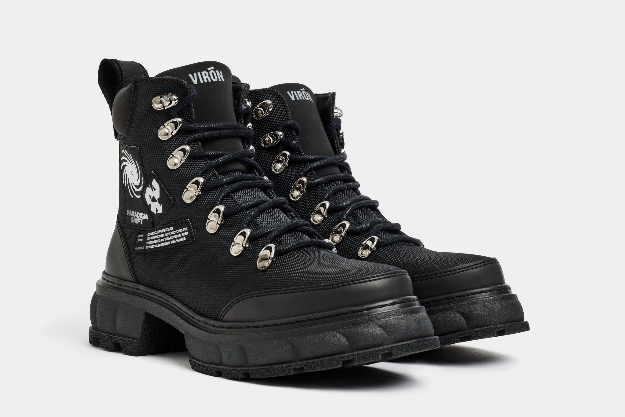 Virón Shoes DISRUPTOR BLACK NYLON 