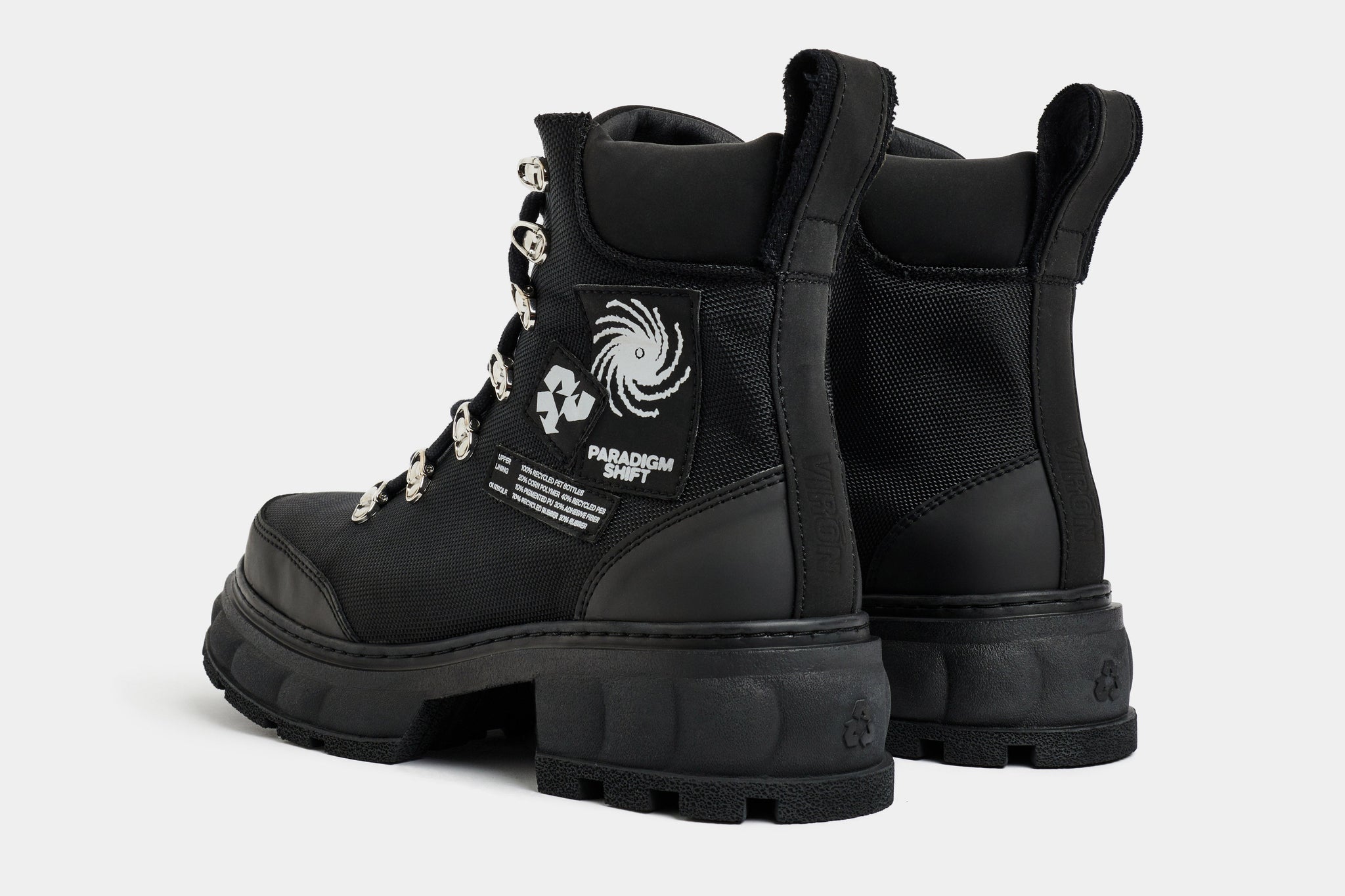 Virón Shoes DISRUPTOR BLACK NYLON 