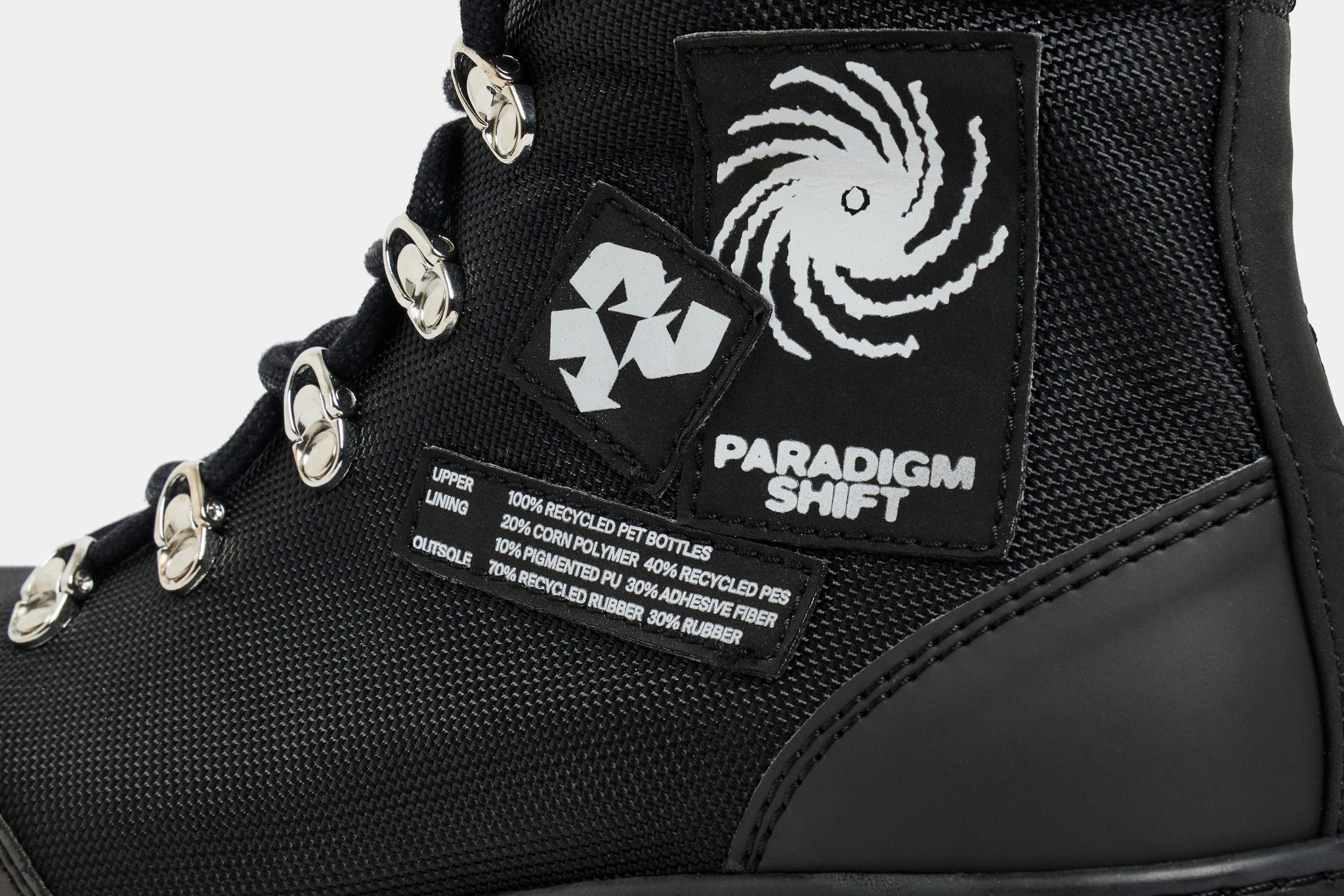 Virón Shoes DISRUPTOR BLACK NYLON 
