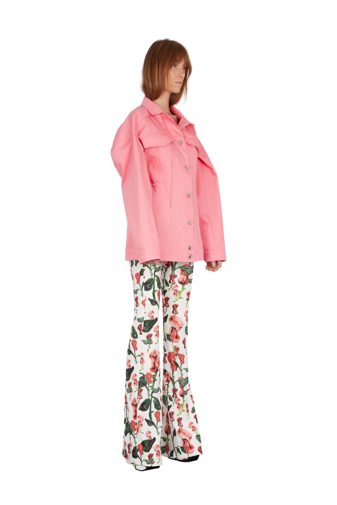 MAITREPIERRE Clothes Henri Pant Print Red 