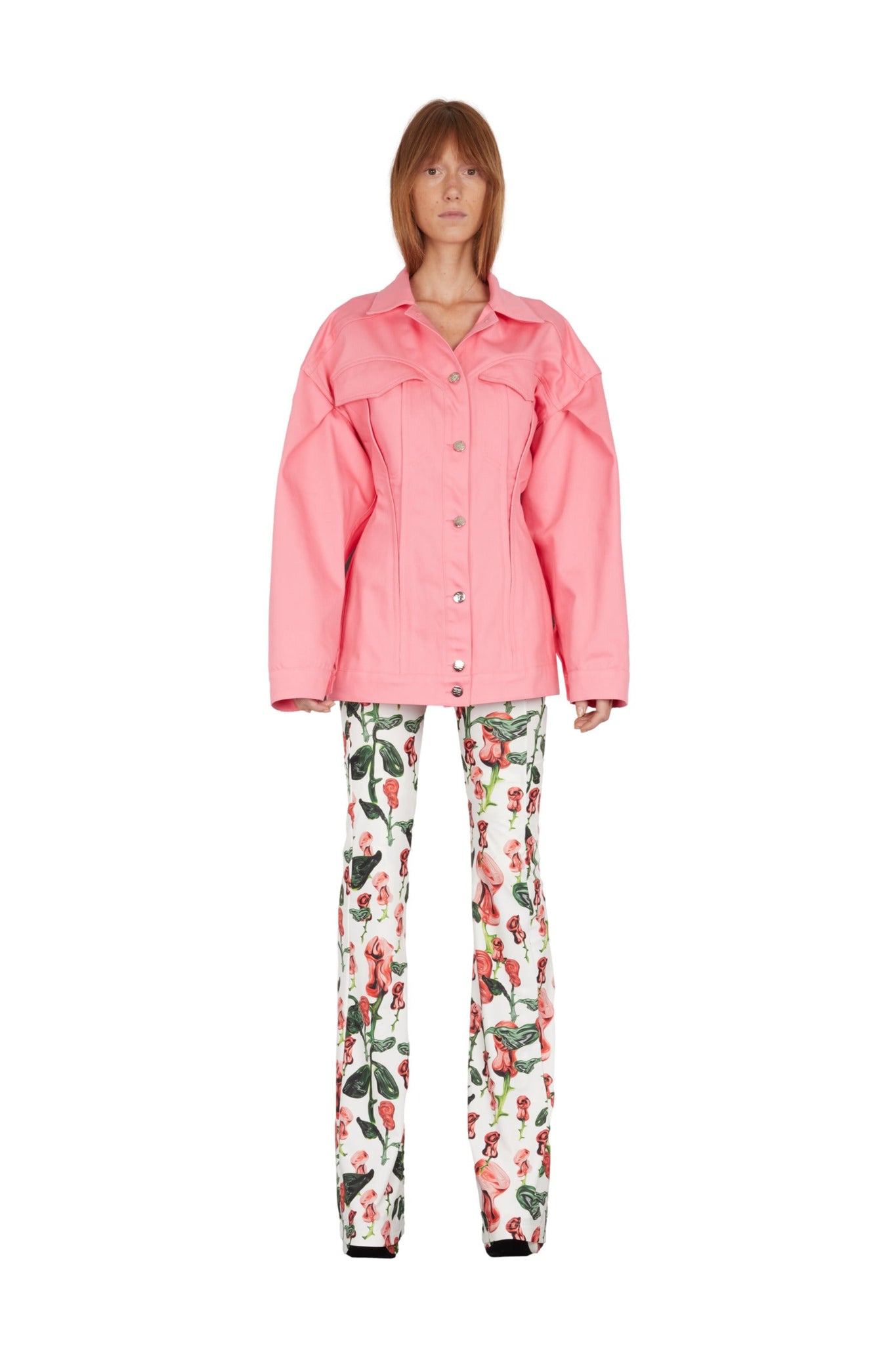 MAITREPIERRE Clothes Henri Pant Print Red 