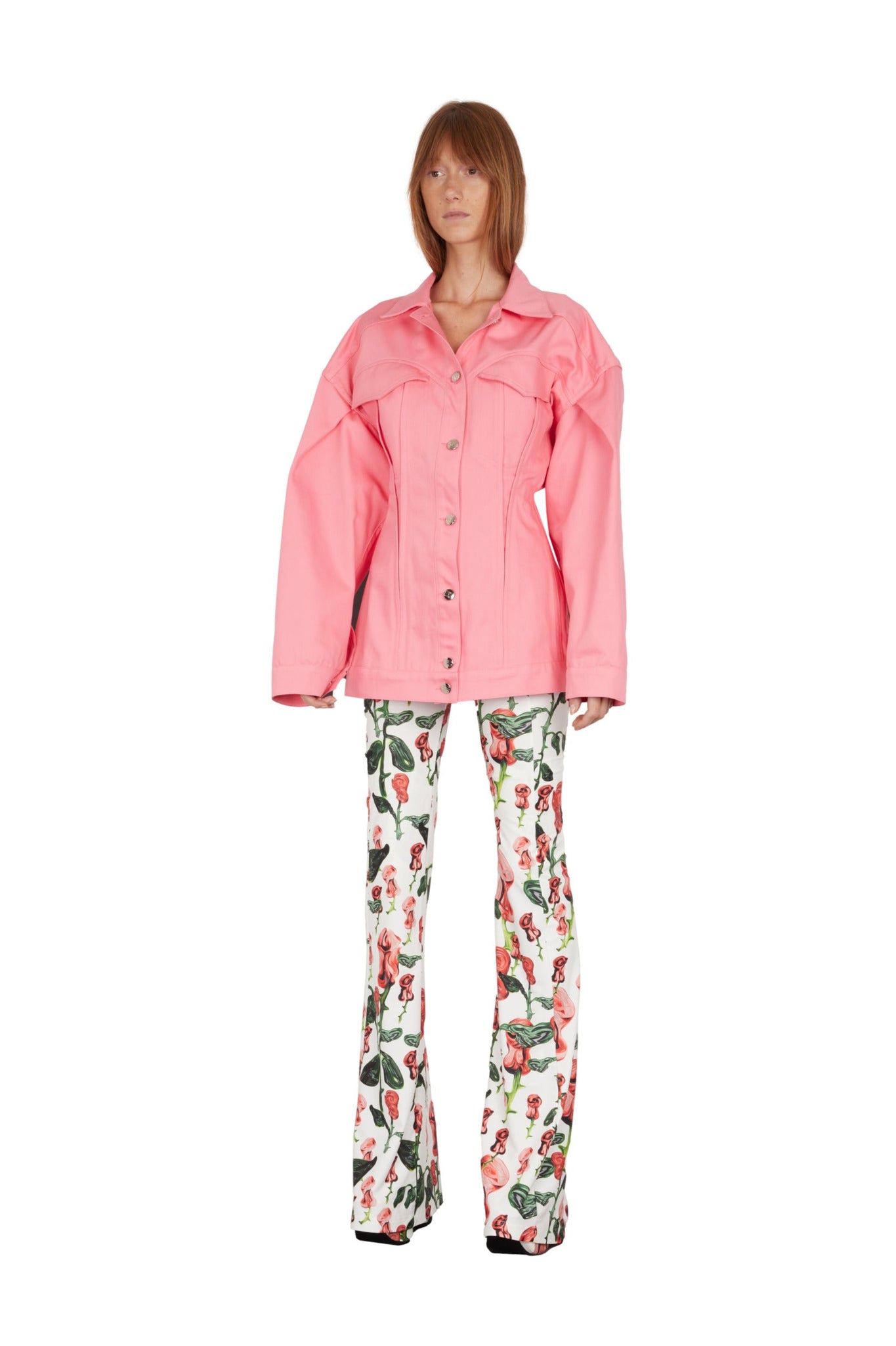 MAITREPIERRE Clothes Henri Pant Print Red 