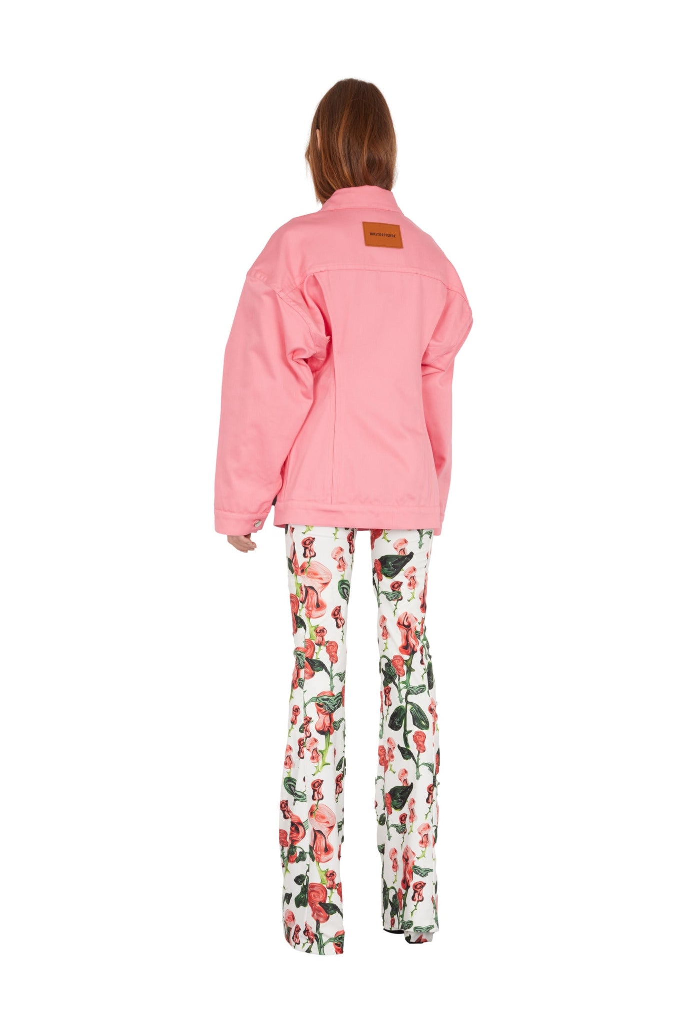 MAITREPIERRE Clothes Henri Pant Print Red 