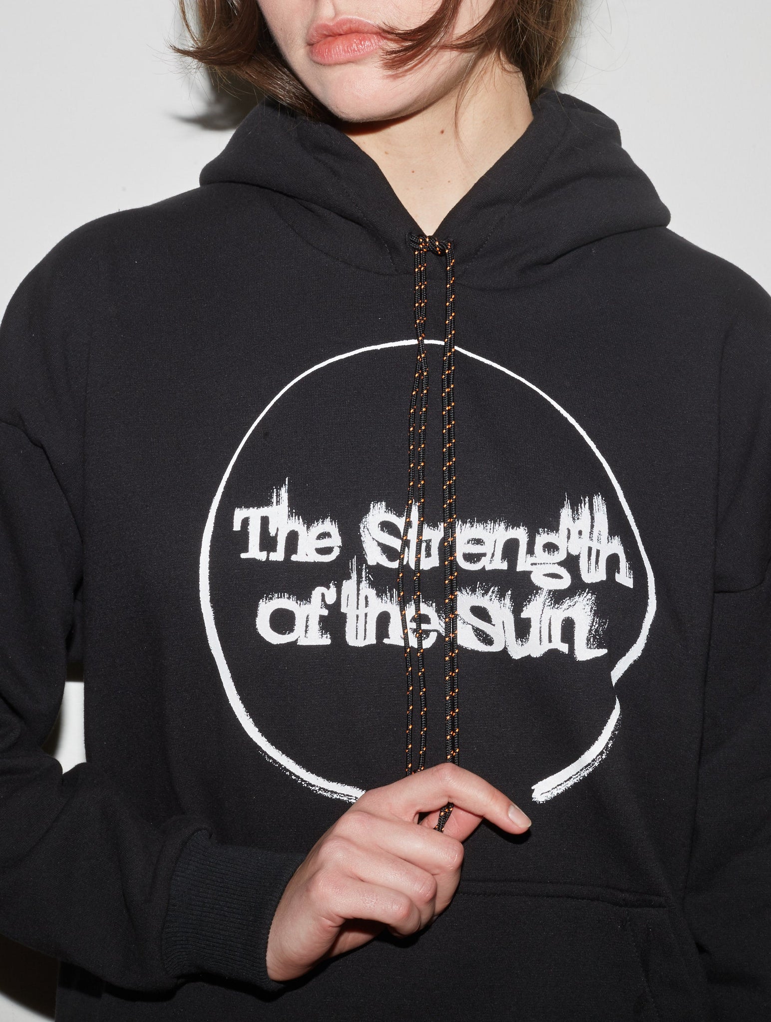 JEANNE FRIOT Clothing SWEATSHIRT NOIR THE STRENGTH 