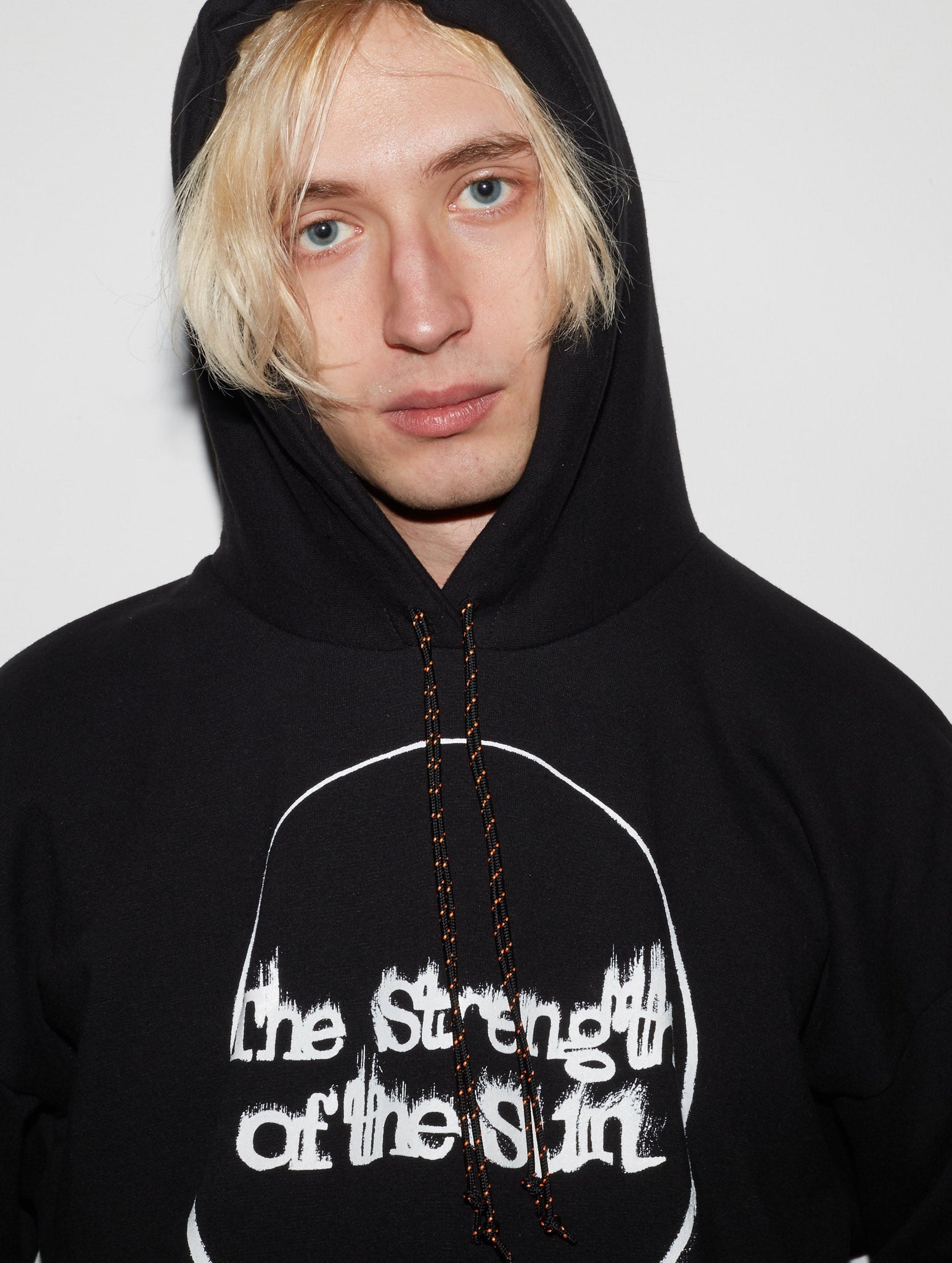 JEANNE FRIOT Clothing SWEATSHIRT NOIR THE STRENGTH 