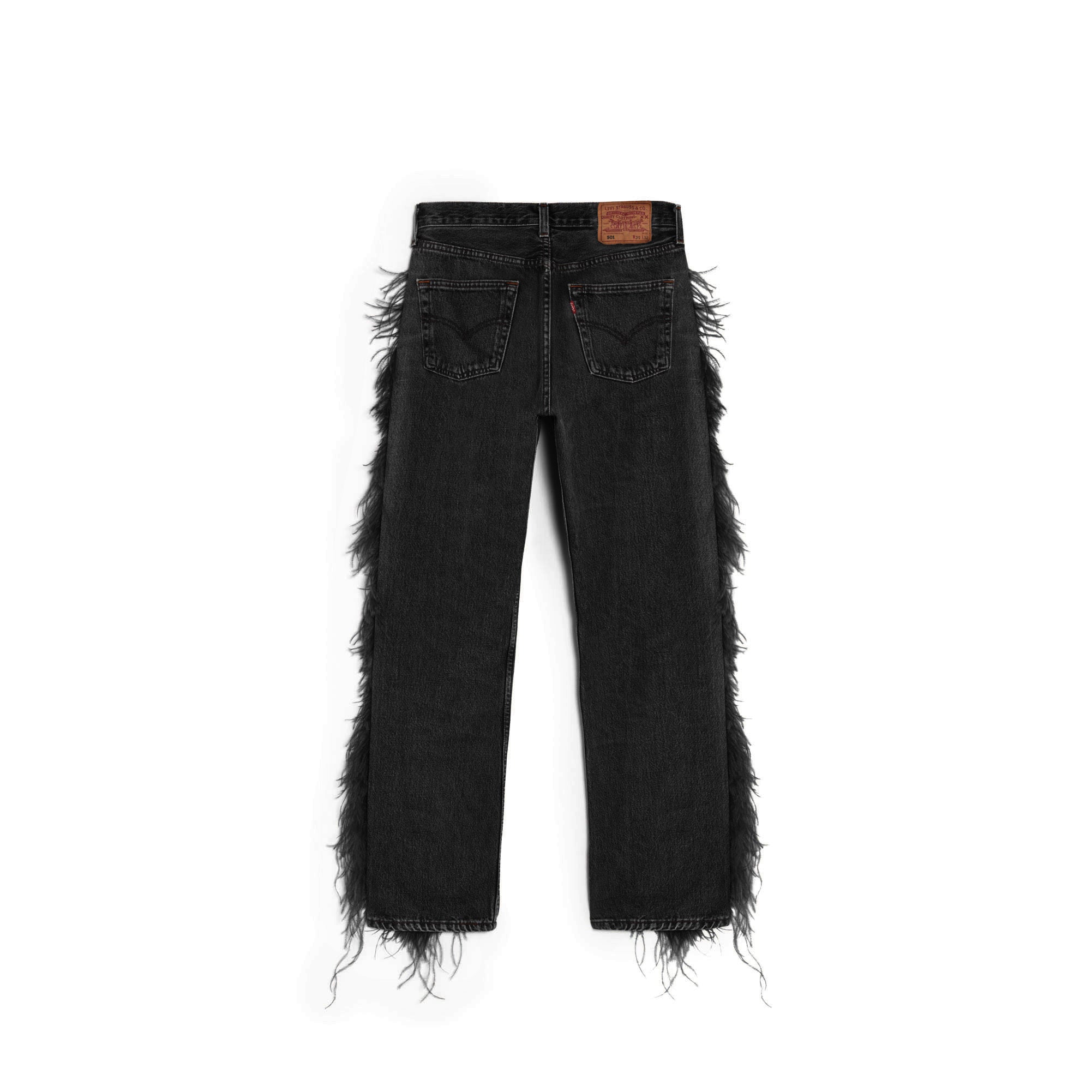JEANNE FRIOT JEAN Jean Noir à Plumes 