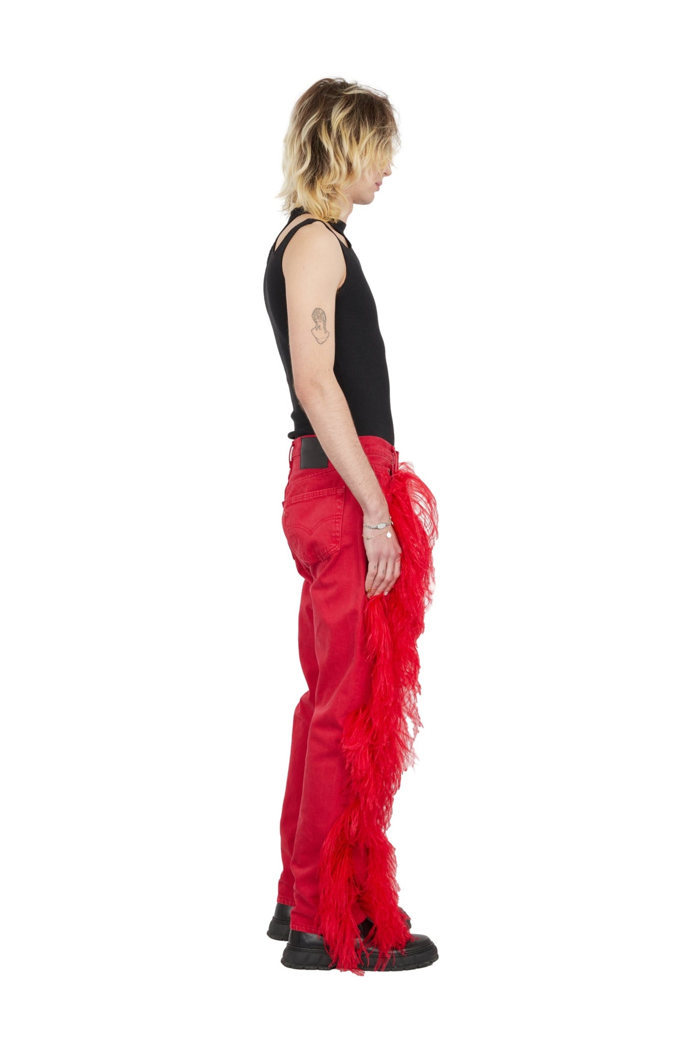 JEANNE FRIOT JEAN PEACOCK PANTS 