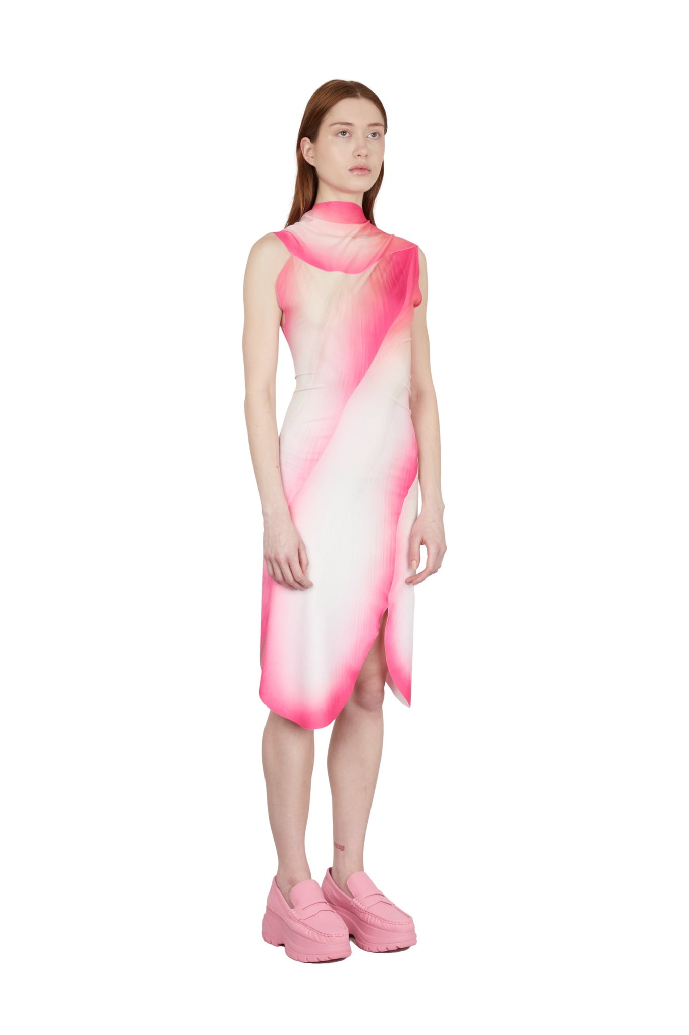 MAITREPIERRE  Petale Dress Pink 