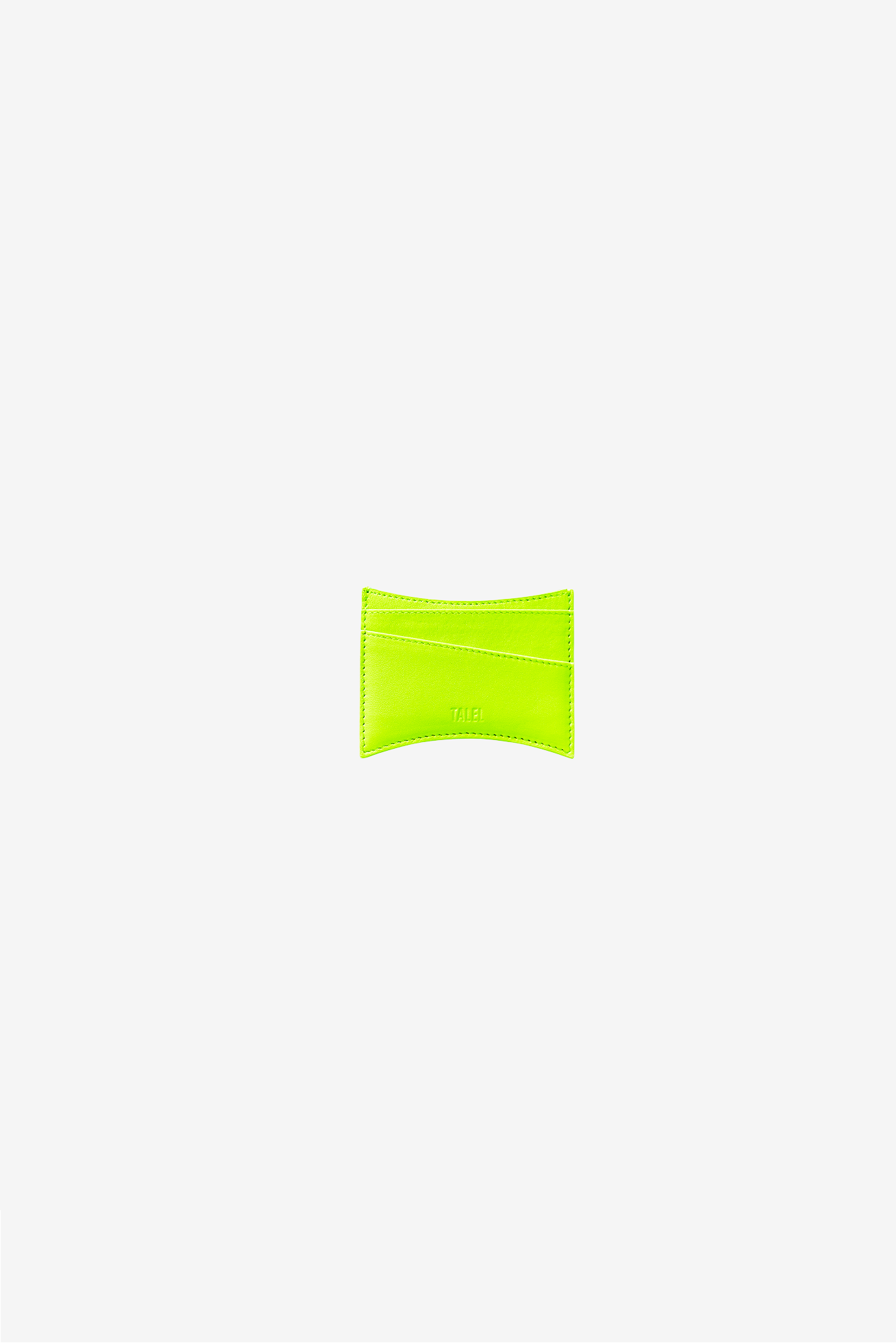 Talel Paris Accesories Card Holder Neon Yellow 