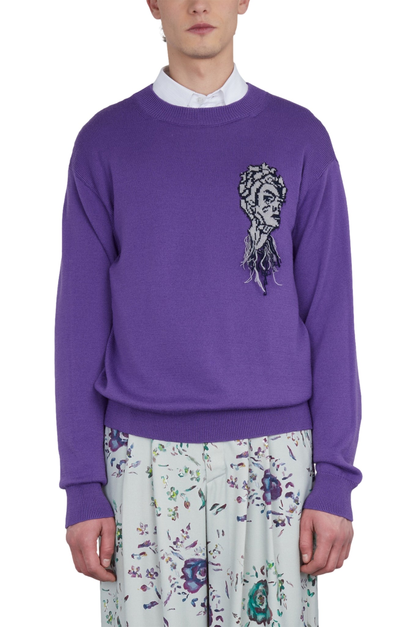 VALETTE STUDIO Knitwear Le pull tête patch 