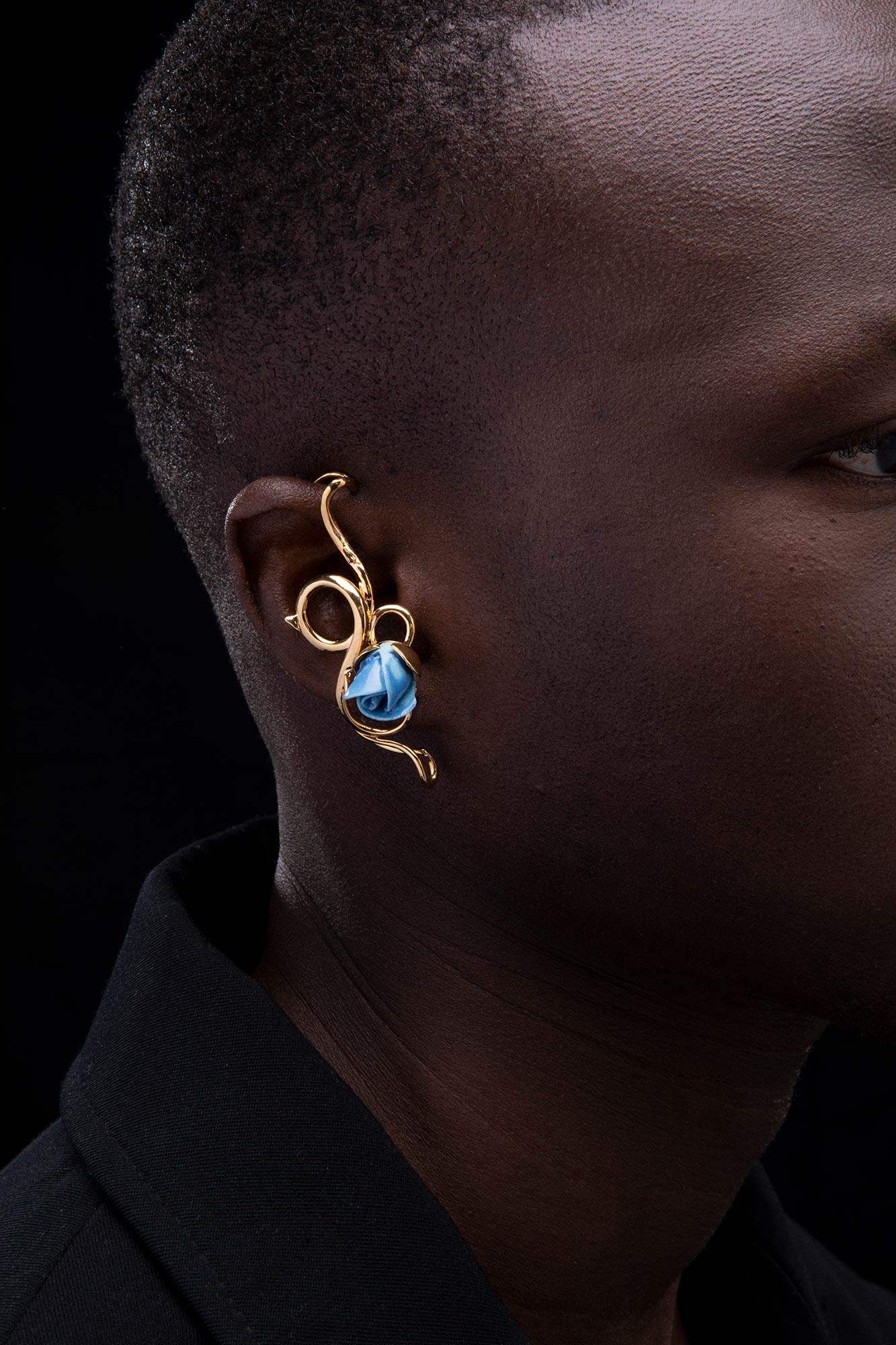 Andresgallardo Accessories ROSE THORN EAR CUFF 