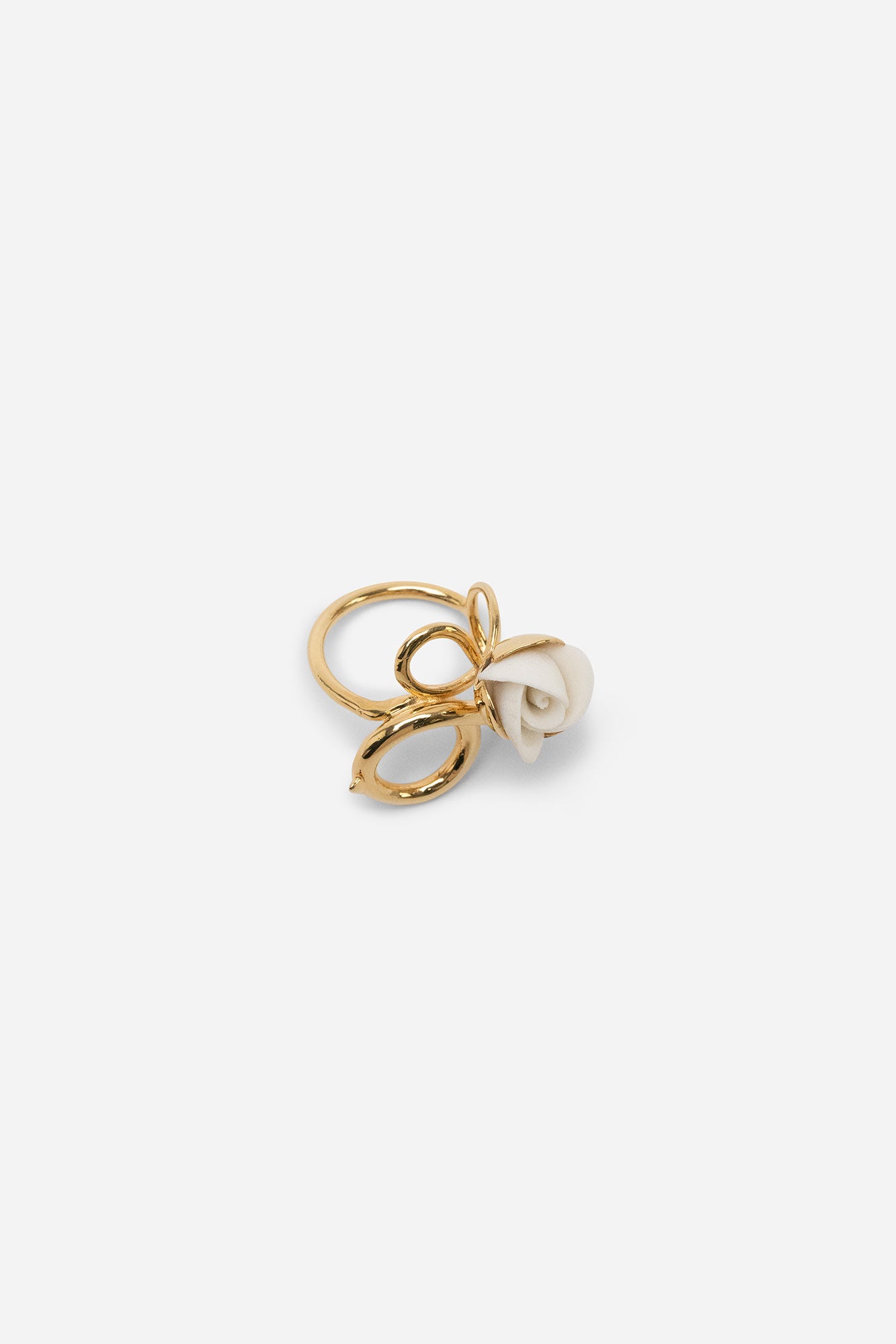 Andresgallardo Accessories ROSEBUD STEM RING 