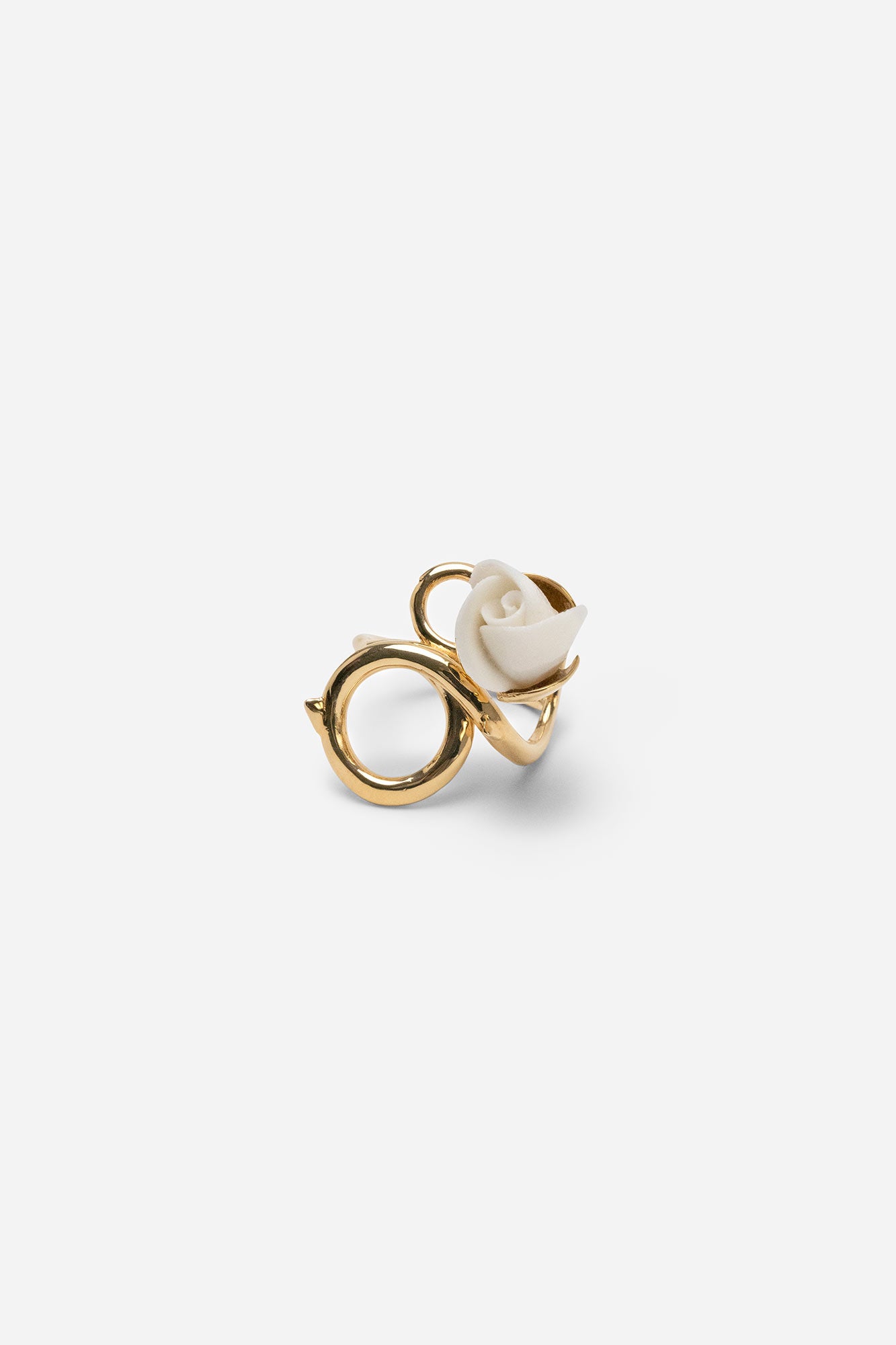 Andresgallardo Accessories ROSEBUD STEM RING 