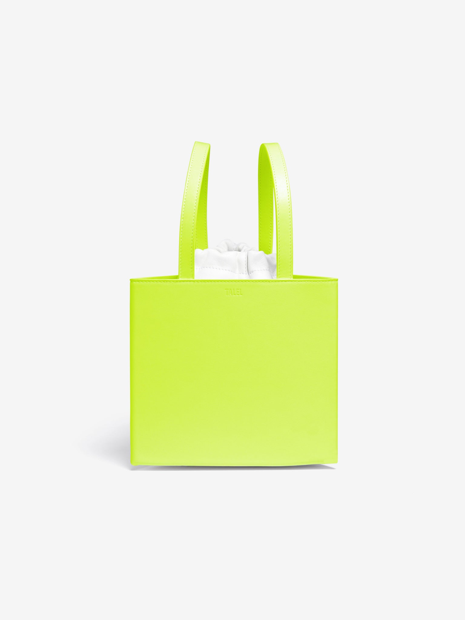 Talel Paris  Triangle Bag Neon Yellow L 
