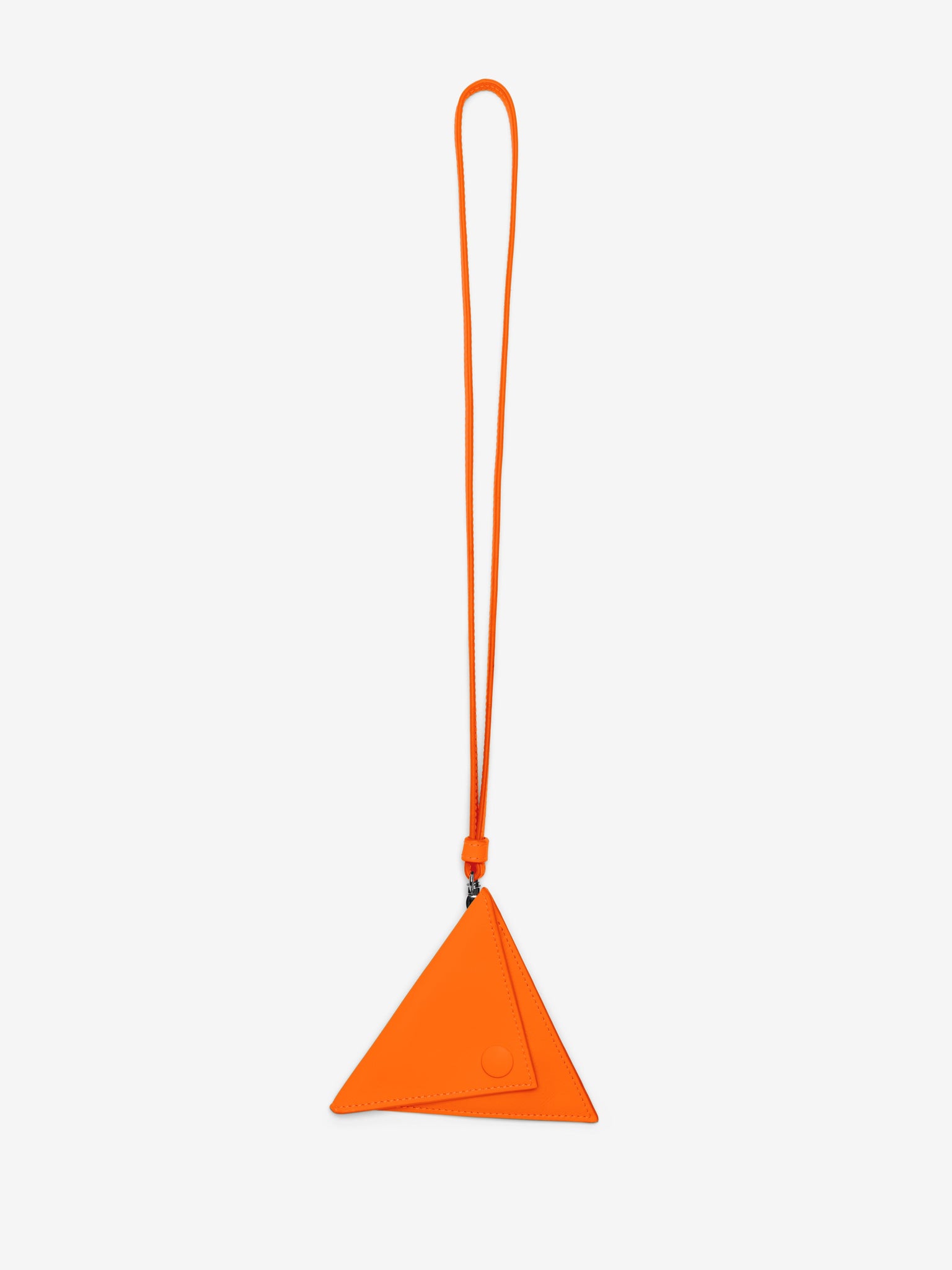 Talel Paris Accesories Triangle wallet neck strap Neon Orange 