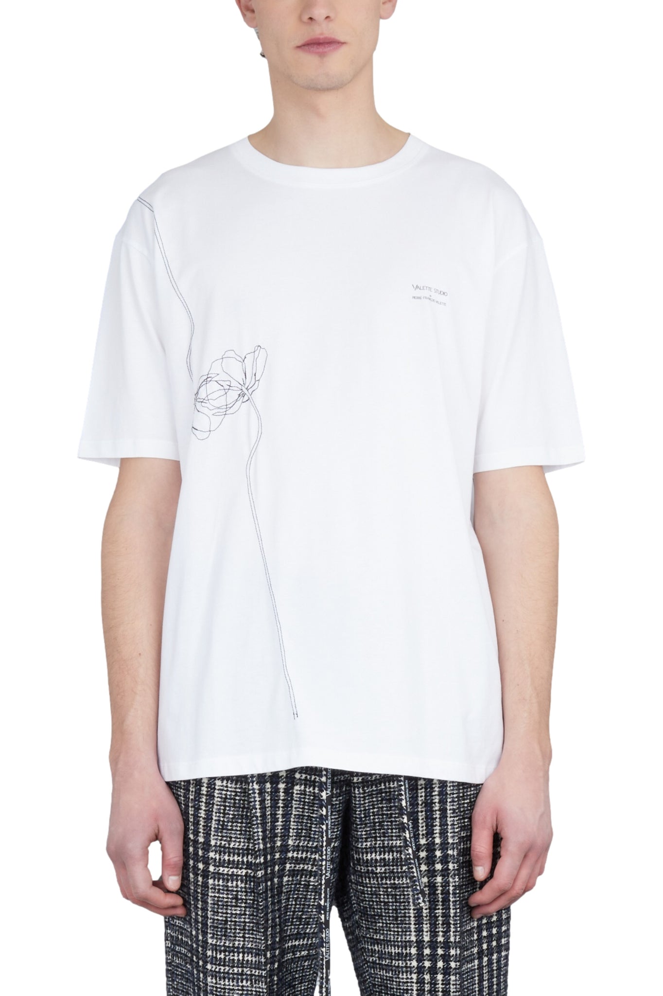 VALETTE STUDIO  Le t-shirt fleur brodée 