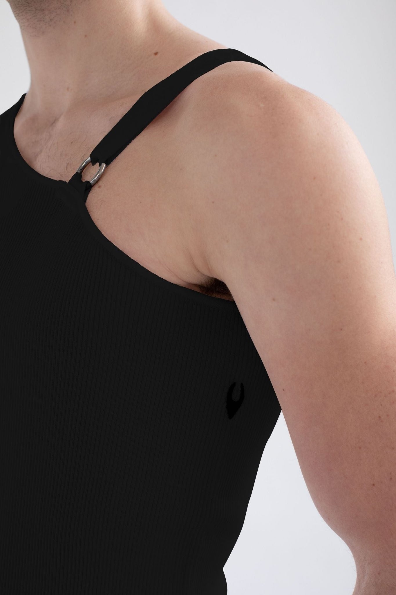 One Shoulder Knit Tank