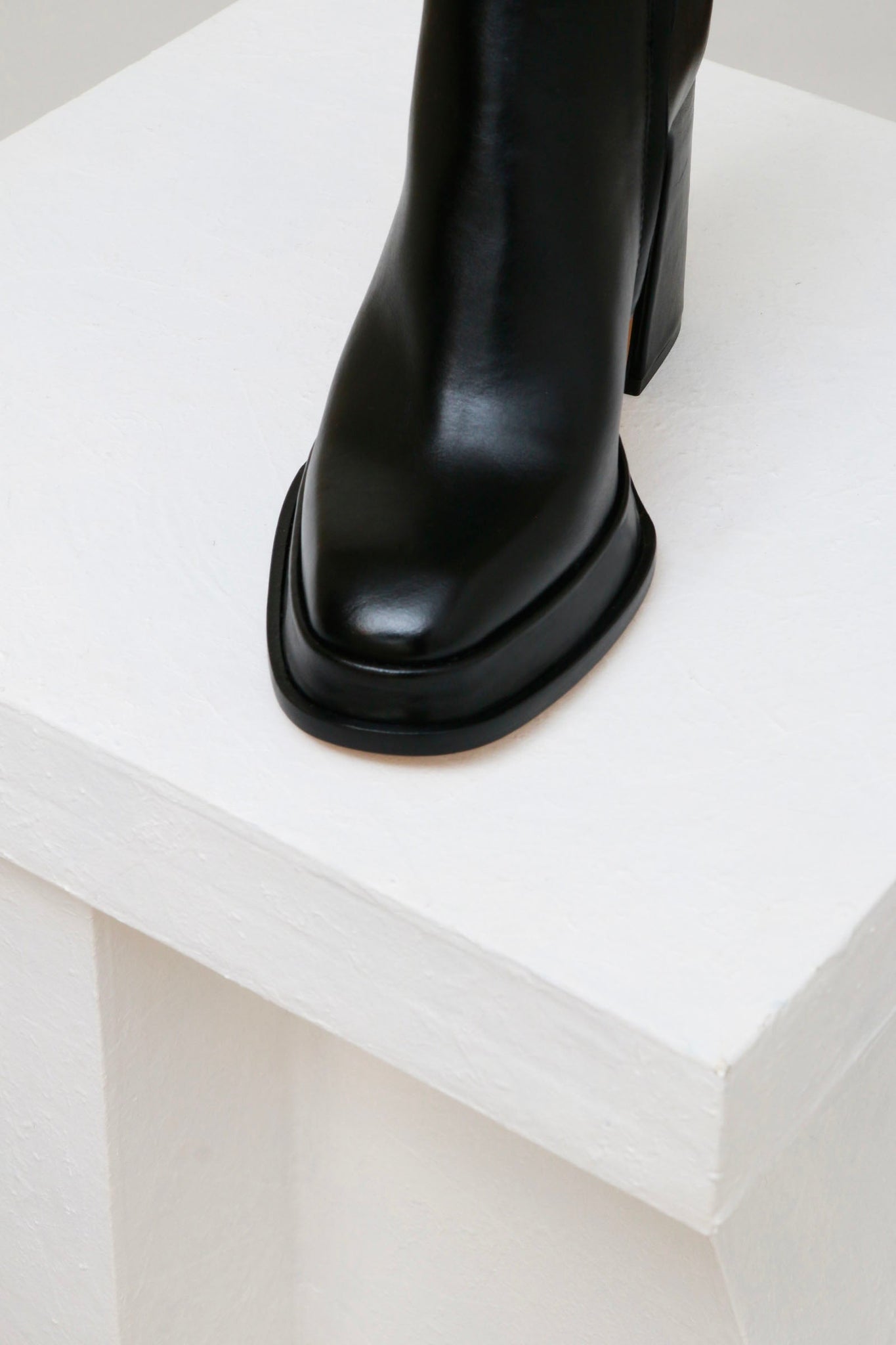Souliers Martinez Shoes CHUECA - Black Leather Platform Boots 