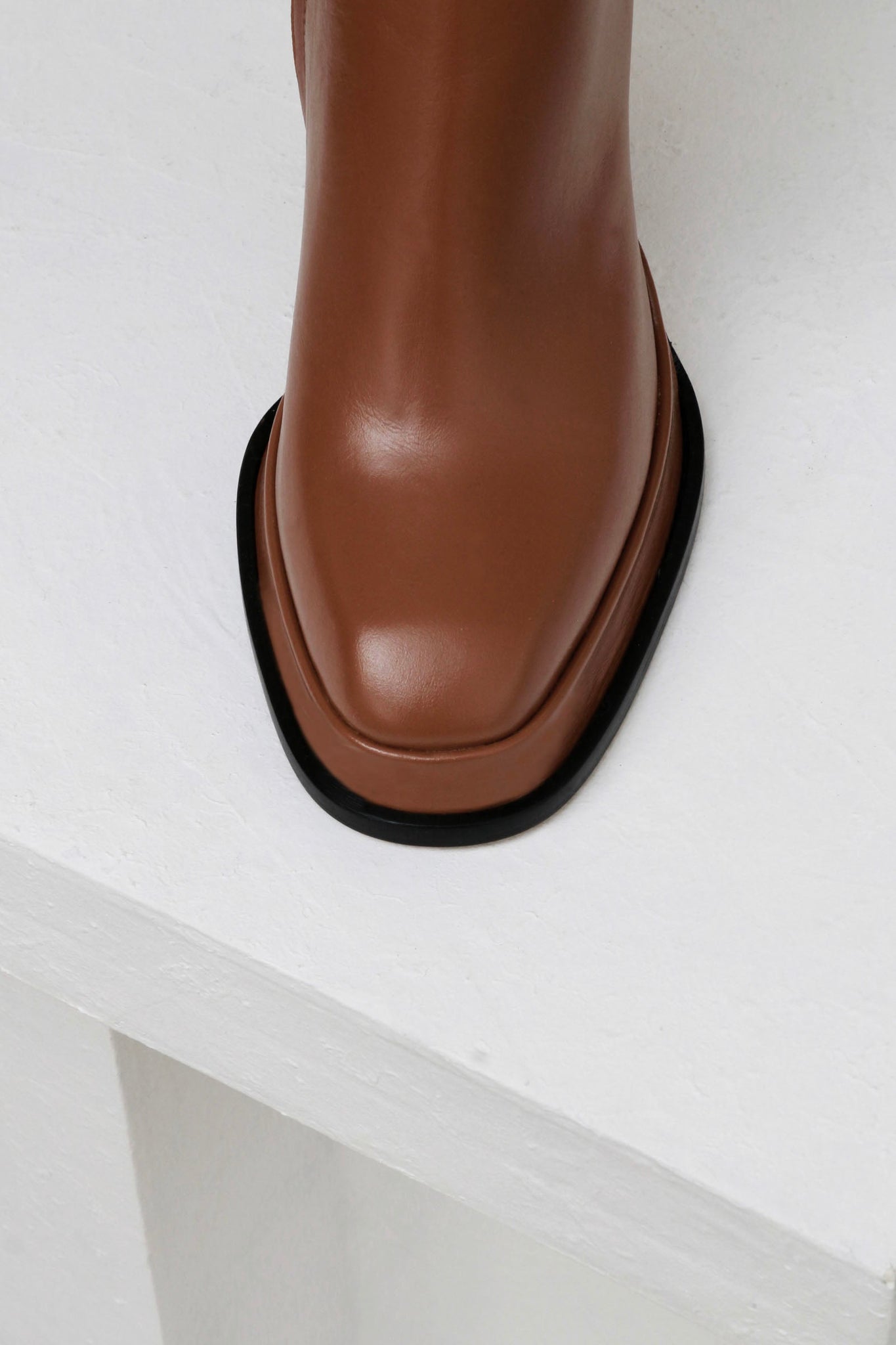 Souliers Martinez Pre-order CHUECA - Hazelnut Leather Platform Boots 